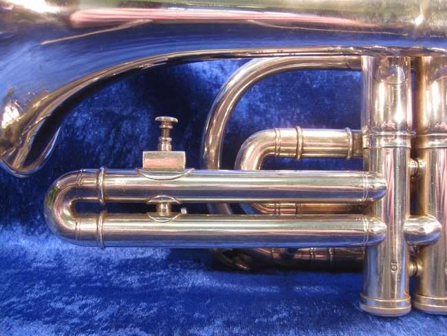 Old Besson Silver Cornet Trumpet C354  