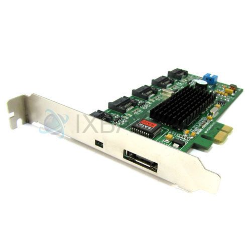 PCI E SATA x 5 & ESATA x1 SATA II Raid Card 6 Ports  