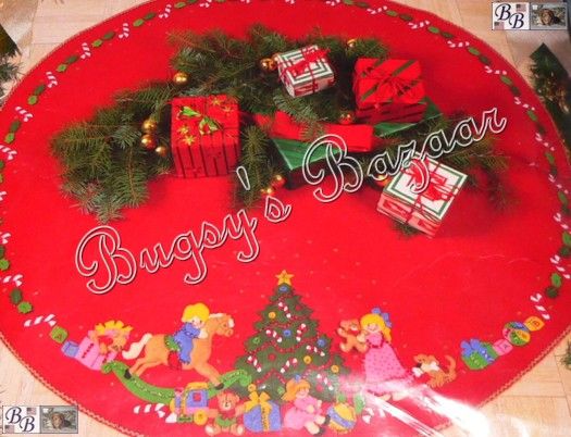 Bucilla CHRISTMAS MORNING Felt Tree Skirt Kit  