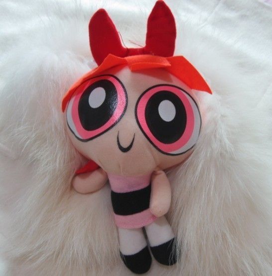   Cartoon Network The Powerpuff Girls Plush Toy Soft 9 Doll Blossom