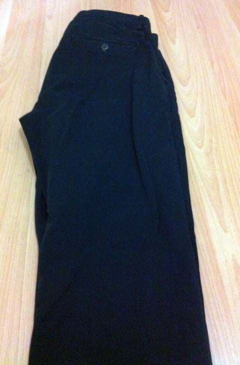 CLUB MONACO  KENNEDY  Pants Waist 33 Inseam 32 Cotton Black  