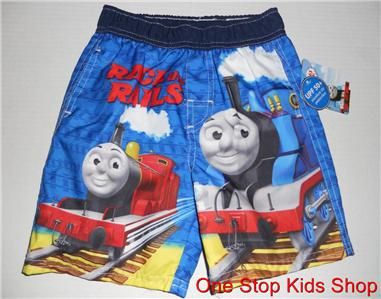 THOMAS THE TRAIN Boys 24 Mo 2T 3T 4T 5T Bathing Suit SWIM TRUNKS 