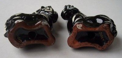 Vintage ZEBRA SALT & PEPPER SHAKERS 1950s Japan Pottery  