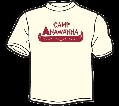 CAMP ANAWANNA T Shirt MENS salute your shorts summer  