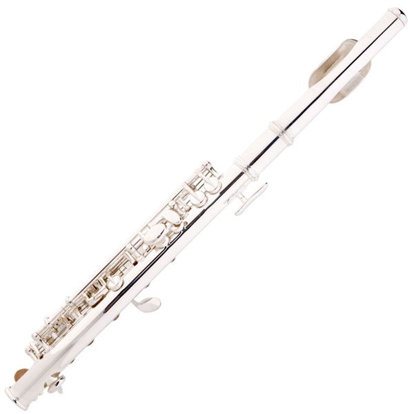 Mendini Silver Plated C Piccolo w/ Hard Case+Care Kit  