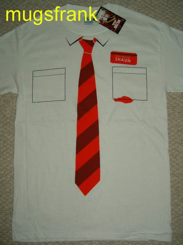 Shaun Of The Dead Movie Zombie Costume Shirt Nwt  