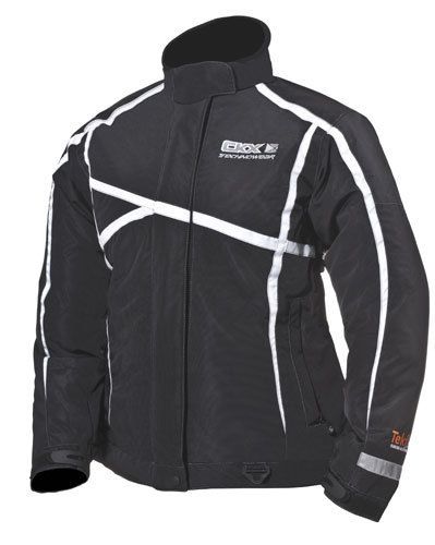 CKX Womens Float Snowmobile Jacket Black/White Medium  