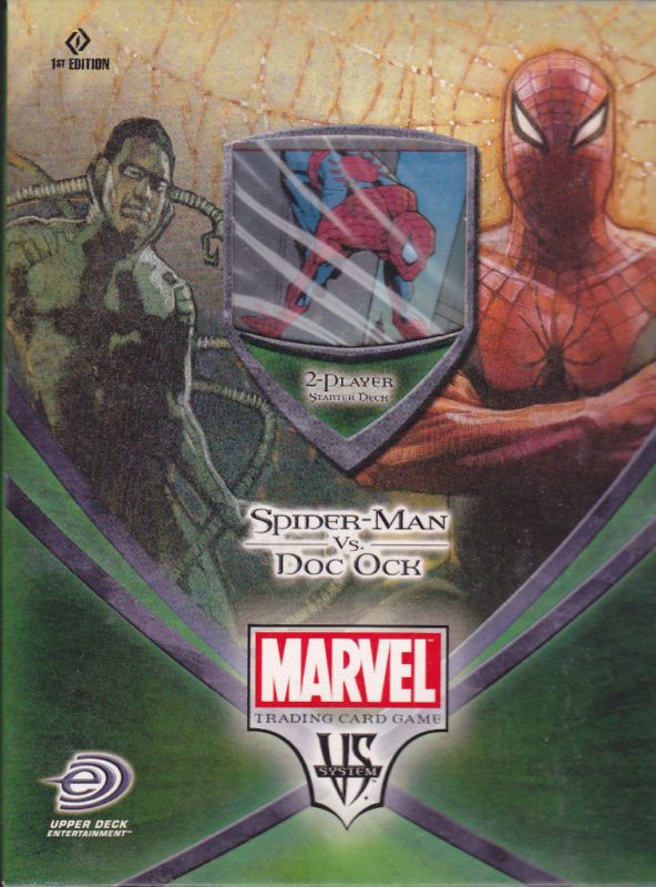 SPIDER MAN vs DOC OCK 2 PLAYER TRADING CARD GAME  