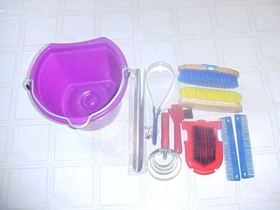 Horse Grooming Supplies Brush Curry  Mane Comb PURPLE  