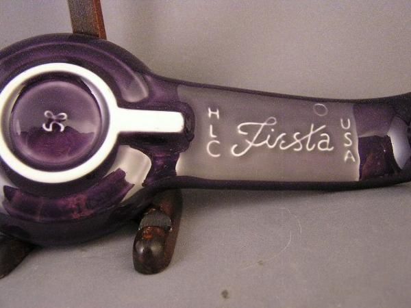 FIESTA PLUM COLOR SPOON REST  