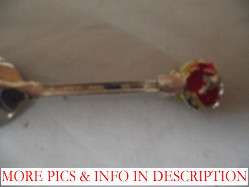 Silver Plated Hand Painted N201 WAPW UK Spoon Special Gift by Mikado 