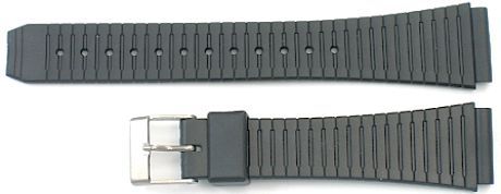 WATCH BAND BLACK RASIN 20MM ,CASIO,SEIKO,TIMEX,1147  