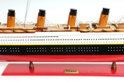 TITANIC SHIP MODEL BOAT WOODEN PAINTED NEW SCALE NOT A KIT  