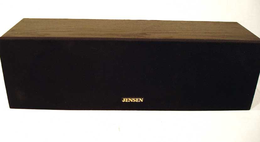 Jensen Center Channel Speaker Home Theater Surround Sound 5.1 Black 