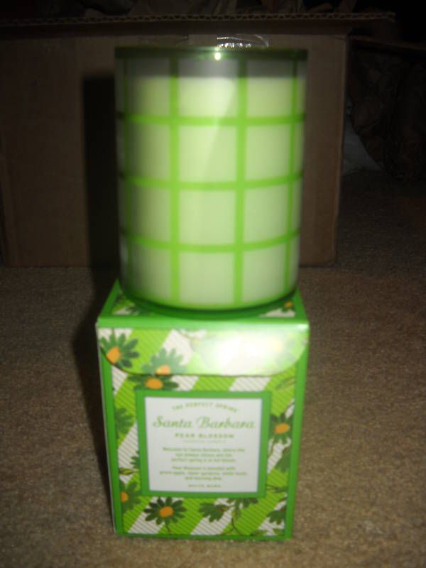 Bath &and Body Works Pear Blossom Spring Candle NIB  