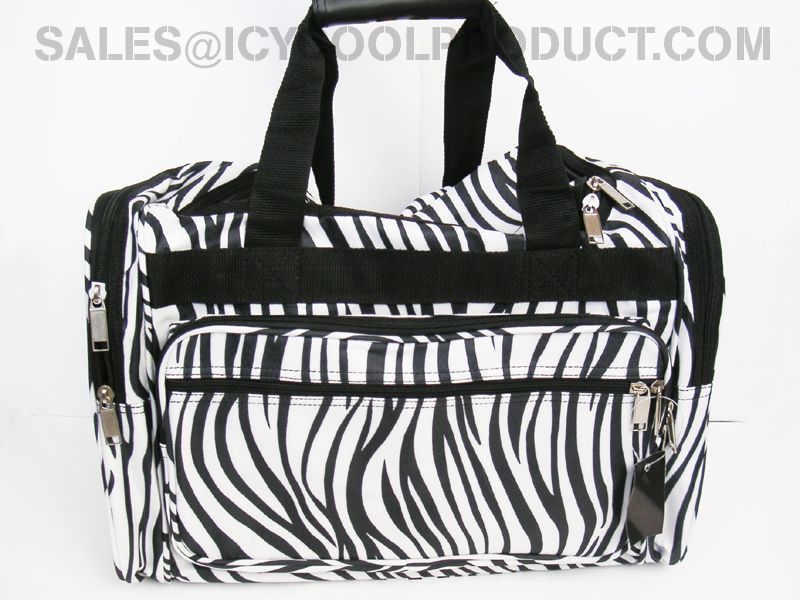 ZEBRA DESIGNER DUFFLE BAG LUGGAGE CARRY ON OVERNIGHT  